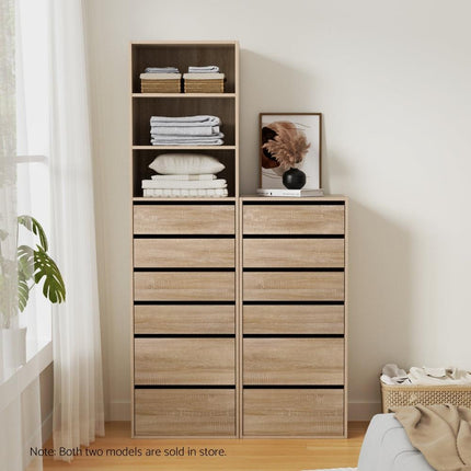 Artiss 6 Chest of Drawers Tallboy Cabinet Pine.