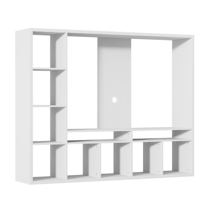 Artiss Entertainment Center Unit TV Stand TV Cabinet Open Shelves 183CM White.