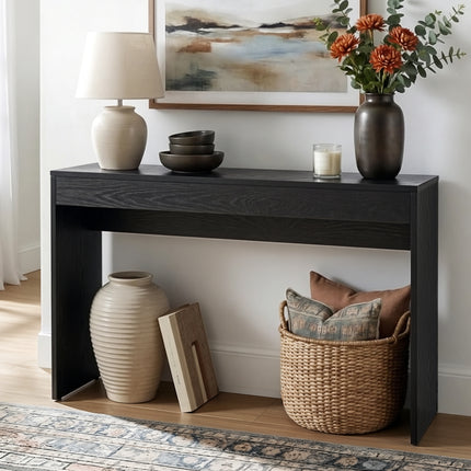 Artiss Console Table Hallway Sofa Entryway Entrance 120CM Black.