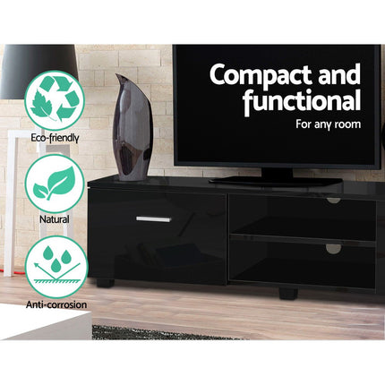 Artiss Entertainment Unit TV Cabinet 140cm Black Jim.