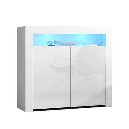 Artiss Buffet Sideboard LED - ARNO White.