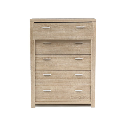 Artiss 5 Chest of Drawers - MAXI Pine.