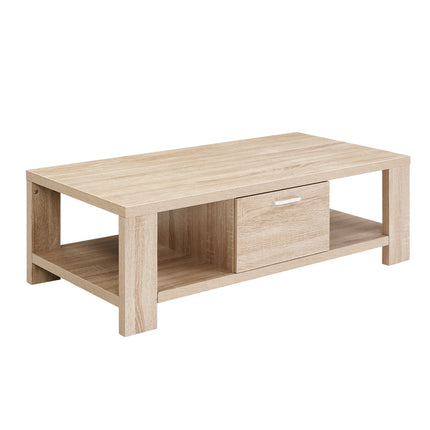 Artiss Coffee Table 1 Drawer Oak Maxi.