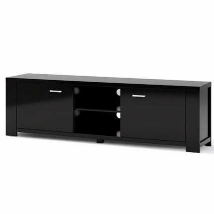 Artiss TV Cabinet Entertainment Unit 160cm Black Maxi.