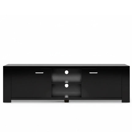 Artiss TV Cabinet Entertainment Unit 160cm Black Maxi.