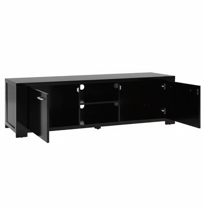 Artiss TV Cabinet Entertainment Unit 160cm Black Maxi.
