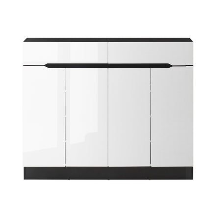 Artiss Shoe Rack Cabinet Storage 120cm w/ Drawer - White Lydia.