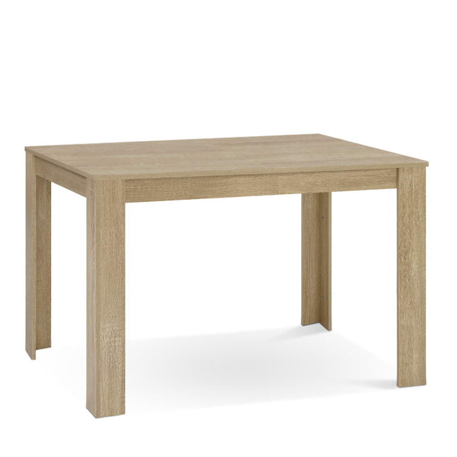 Artiss Dining Table Rectangular 4 Seater 120CM Oak Natu.