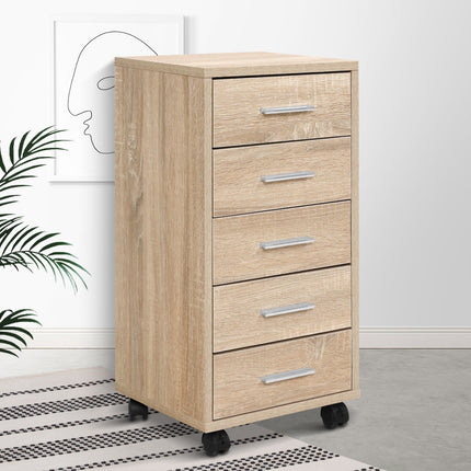 Artiss Filing Cabinet 5 Drawer Office Storage Organiser.