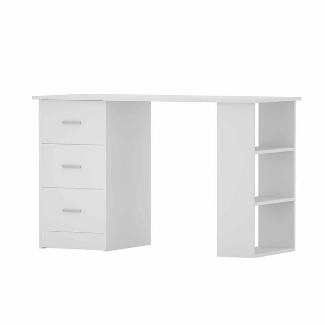 Artiss Computer Desk Drawer Shelf Cabinet White 120CM.