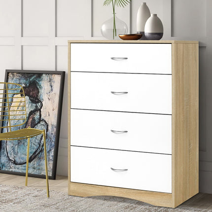 Artiss 4 Chest of Drawers - BURL.