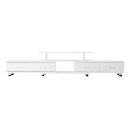 Artiss TV Cabinet Entertainment Unit Extendable 160CM To 220CM White.