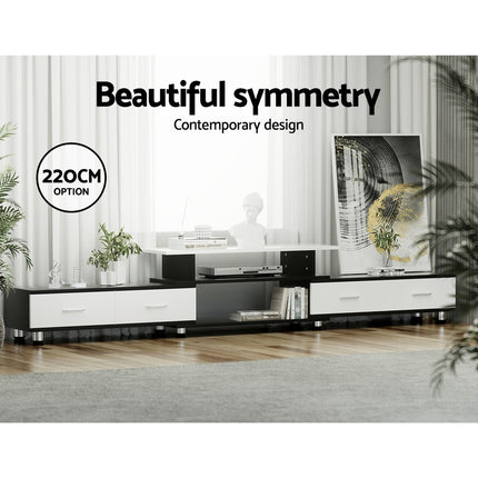 Artiss TV Cabinet Entertainment Unit Extendable 160CM To 220CM.