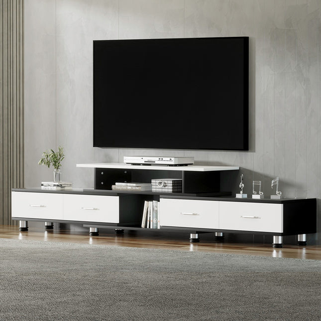 Artiss TV Cabinet Entertainment Unit Extendable 160CM To 220CM.