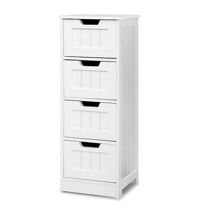 Artiss 4 Chest of Drawers - LEESA White.
