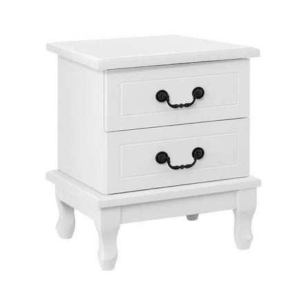 Artiss Bookshelf Corner Shelf 5 Tiers - CANE White.