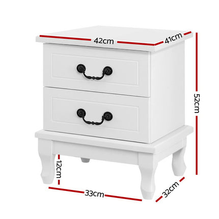 Artiss Bookshelf Corner Shelf 5 Tiers - CANE White.