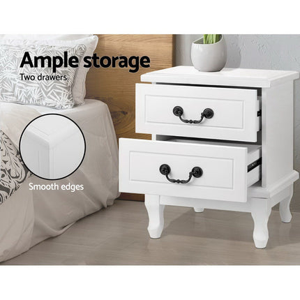 Artiss Bookshelf Corner Shelf 5 Tiers - CANE White.