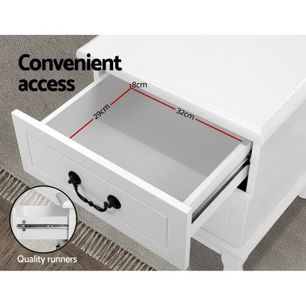 Artiss Bookshelf Corner Shelf 5 Tiers - CANE White.