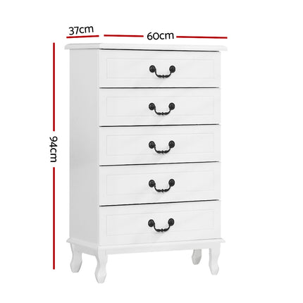Artiss Buffet Sideboard 4 Doors - BERNE White.