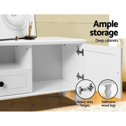 Artiss TV Cabinet Entertainment Unit 160cm White Kubi.