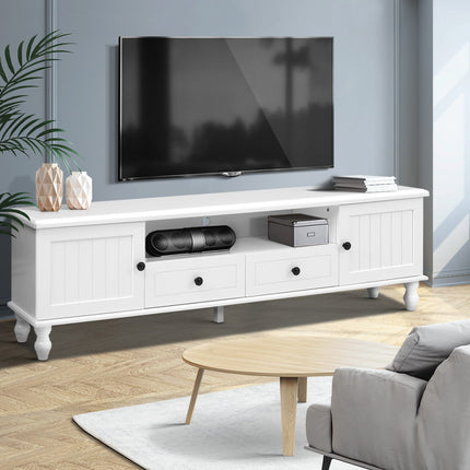 Artiss TV Cabinet Entertainment Unit 160cm White Kubi.