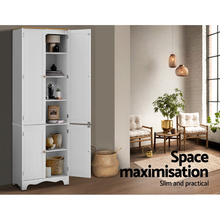 Artiss Buffet Sideboard 4 Doors - BERNE White.