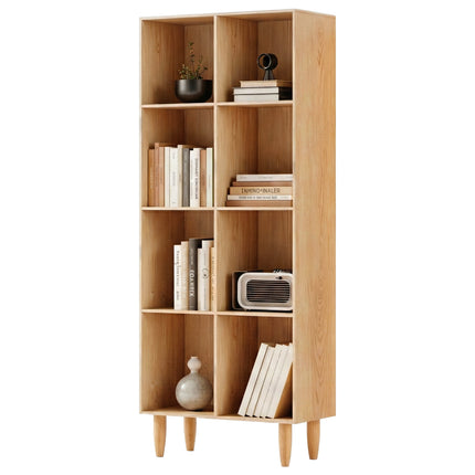 Artiss Bookshelf Bookcase 4 Tiers LEOR Pine.