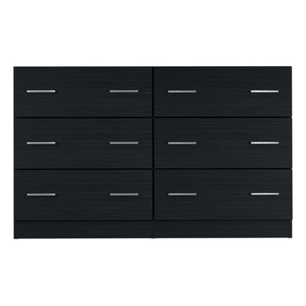 Artiss 6 Chest of Drawers - VEDA Black.