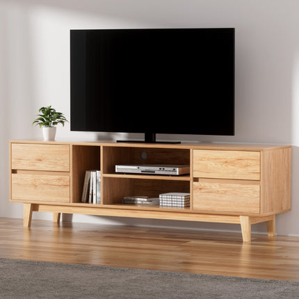 Artiss Entertainment Unit Stand TV Cabinet Storage Drawer Shelf 180cm Wooden.