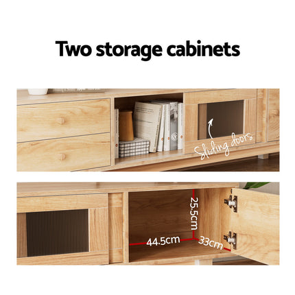 Artiss TV Cabinet Entertainment Unit Stand Storage Drawer 180CM.