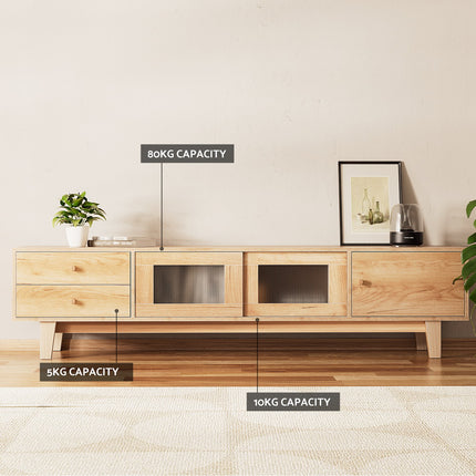 Artiss TV Cabinet Entertainment Unit Stand Storage Drawer 180CM.