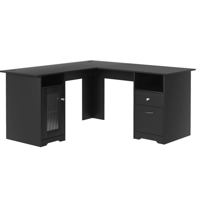 Artiss Computer Desk Home Office Study Desks L-shaped Corner Table with Storage.