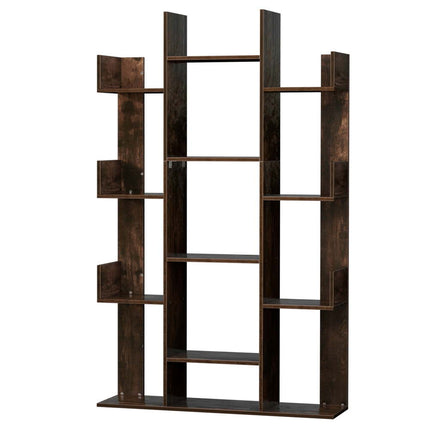 Artiss Tree-Shaped Bookshelf ROMI Walnut.