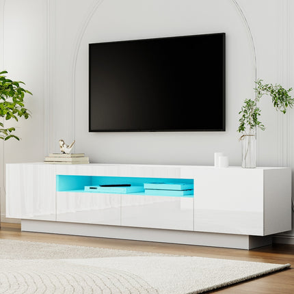 Artiss TV Unit Entertainment Unit Storage Drawer RGB LED 180cm White.