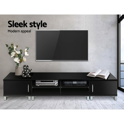 Artiss TV Cabinet Entertainment Unit 190cm Black Danson.
