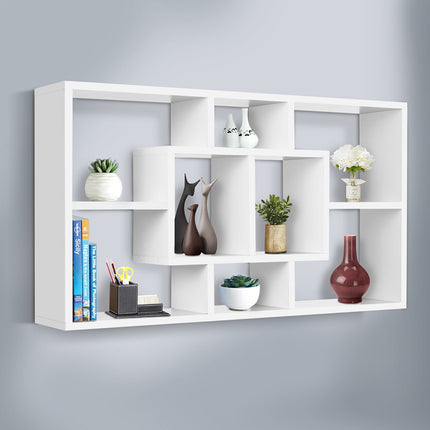 Artiss Floating Wall Shelves Bookshelf White.
