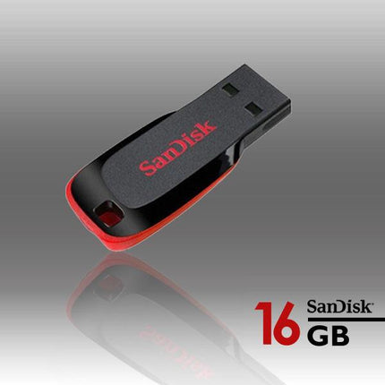 Sandisk Cruzer Blade CZ50 16GB USB Flash Drive.