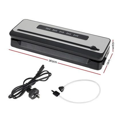 Devanti Food Vacuum Sealer Machine Fresh Storage Sealing Cutter Bags 4 Modes.