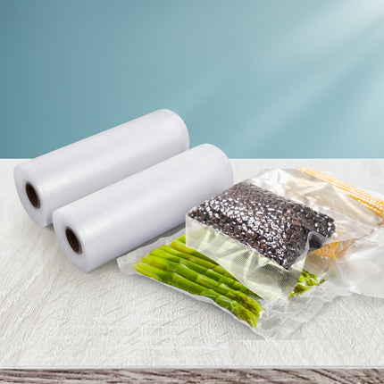 2 Rolls Food Vacuum Sealer Bags Storage Saver Heat Sealing Bag Pack 15CMX6M.