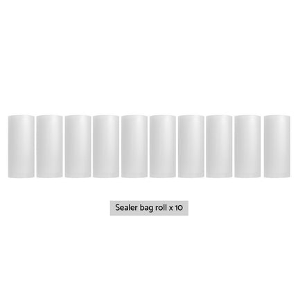 10 Rolls Food Vacuum Sealer Bags Storage Saver Heat Sealing Bag Pack 15CMX6M.
