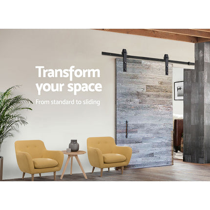 Cefito Sliding Barn Door Hardware Track Set 3m.