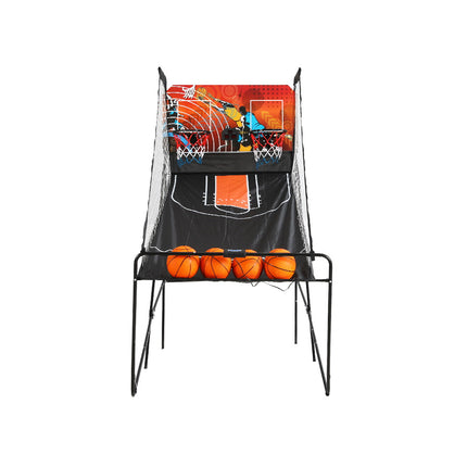 Basketball Arcade Game Electronic Scorer 8 Games Double Shoot Black.