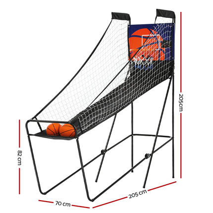 Basketball Arcade Game Electronic Scorer 8 Games Double Shoot Grey.