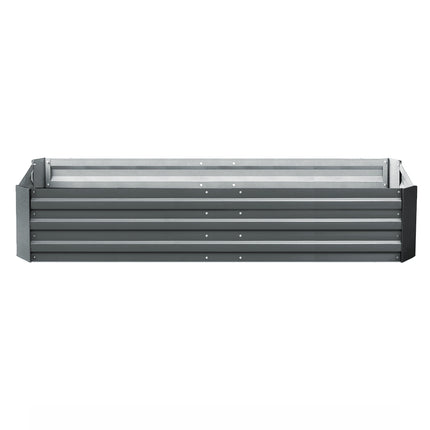 Green Fingers Garden Bed 210x90cm Planter Box Raised Container Galvanised Steel.