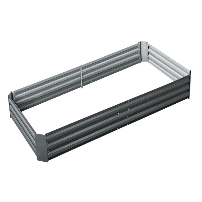 Green Fingers Garden Bed 210x90cm Planter Box Raised Container Galvanised Steel.