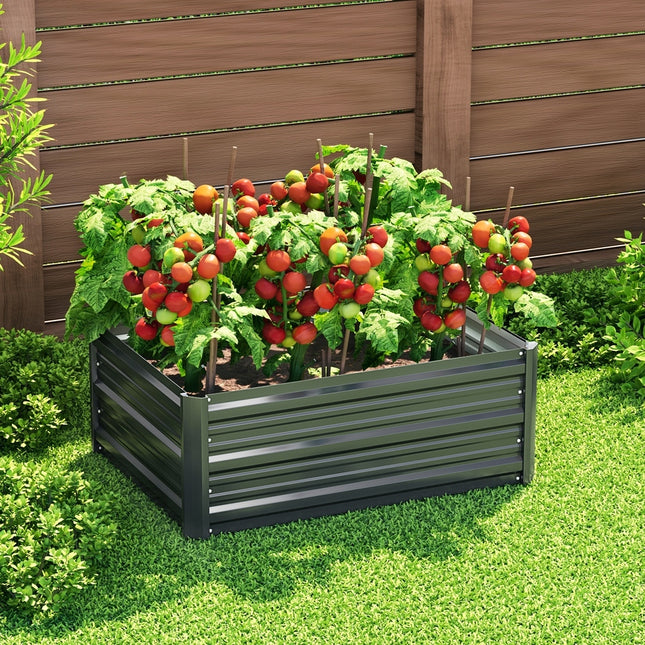 Green Fingers Garden Bed 80X60X30cm Planter Box.