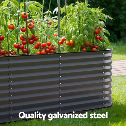 Green Fingers Garden Bed 9 In 1 Modular Planter Box 56CM height.