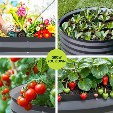 Green Fingers Garden Bed 80X68cm Planter Box.