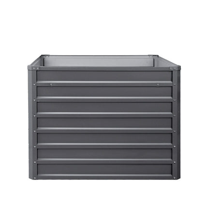 Green Fingers 2x Garden Bed 100x100x77cm Planter Box Raised Container Galvanised.
